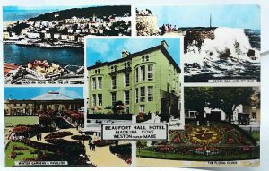 Beaufort Park Hotel Madeira Cove Weston Super Mare Somerset Vtg Postcard 1960s