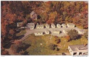 Air view, Maclean's Cabins, Bedford, Nova Scotia,  Canada,  40-60s