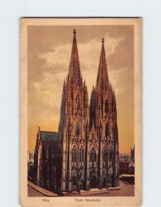 Postcard Dom Westseite, Cologne, Germany