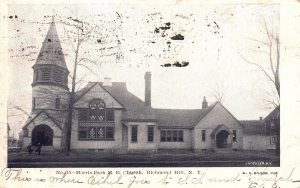 Vintage Postcard 1907 Morris Park United Methodist Church Richmond Hill New York