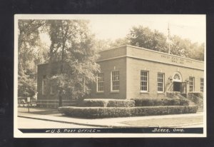 RPPC BEREA OHIO UNITED STATES POST OFFICE BUILDING VINTAGE REAL PHOTO POSTCARD