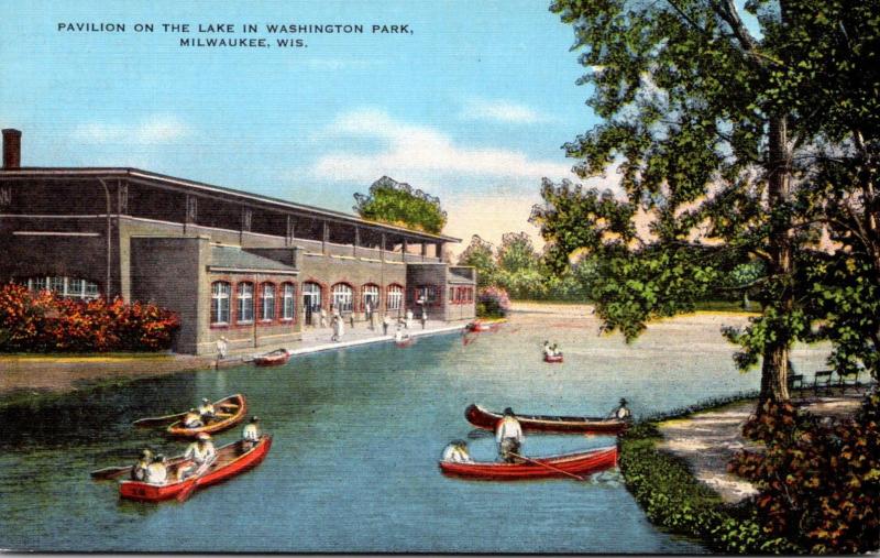 Wisconsin Milwaukee Washington Park Pavilion On The Lake