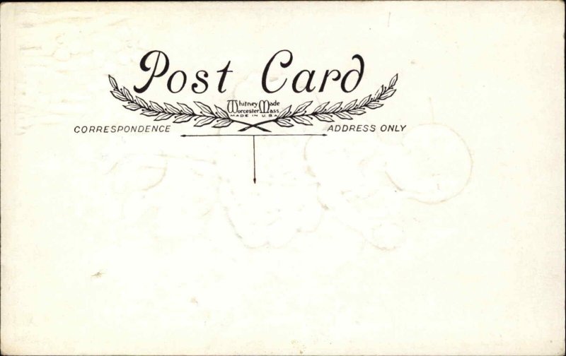 Gibson Easter Little Girl With Rabbit Vintage Postcard