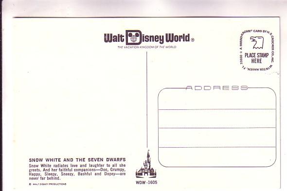 Snow White and Seven Dwarfs, Walt Disney World