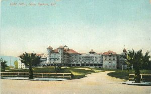 C-1910 Hotel Potter Santa Barbara California Rosin Co Roadside Postcard 20-9206