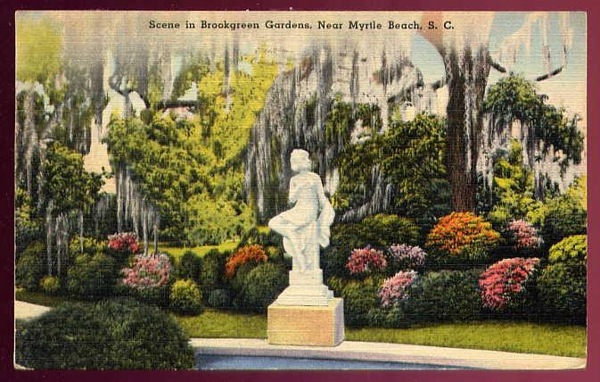 Brookgreen Gardens, Near Myrtle Beach, S. C. Postcard A74