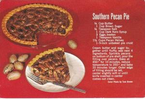 Recipe Card Southern Pecan Pie