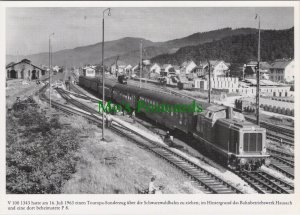 German Railway Postcard-Deutscher Zug,Lokomotive,Eisenbahn (Modern repro)RR19669