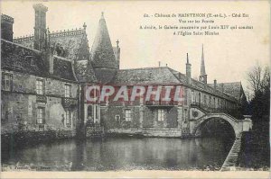 Postcard Old Chateau Maintenon (E and L) East Coast View A right Fosses Galle...