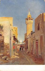 B91508 rue et minaret egypt