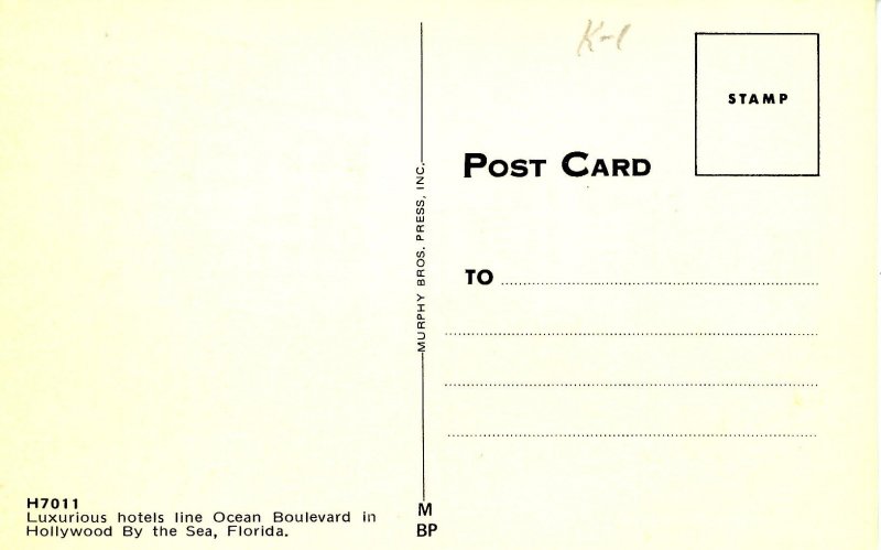 FL - Hollywood-By-The-Sea. Ocean Boulevard