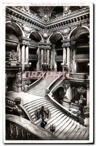 Postcard Old Paris Staircase of & # 39opera