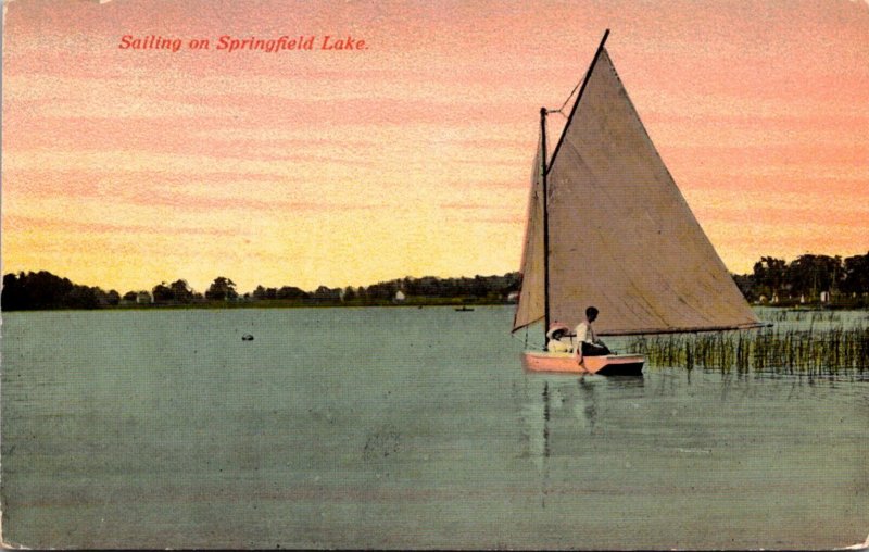 Indiana Rome City Sailing In Springfield Lake