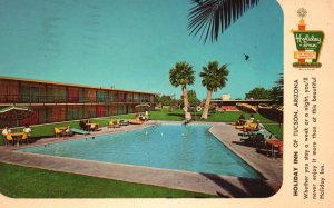 Vintage Postcard 1964 Holiday Inn Sample Western Hospitality Tucson Arizona AZ