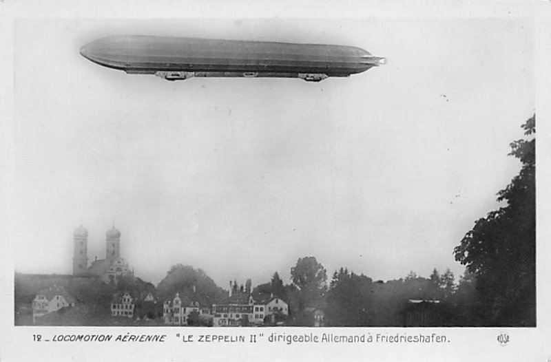 Locomotion Aerienne Le Zeppelin II Zeppelin Unused 