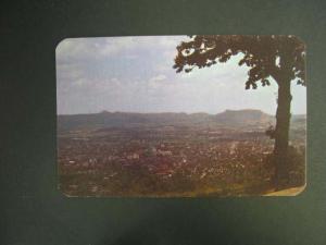 Roanoke VA Bird-eye View Postcard