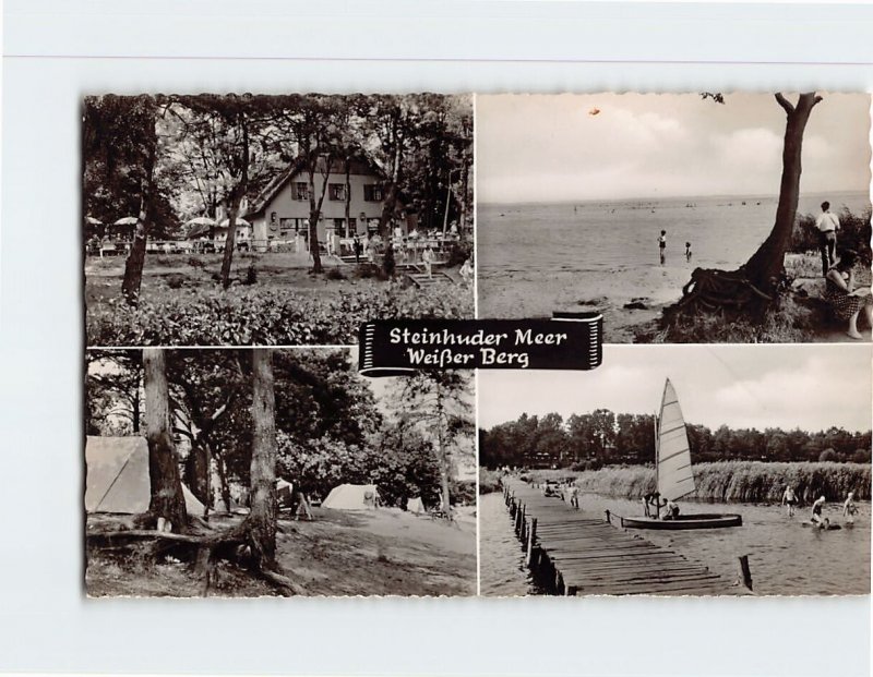 Postcard Steinhuder Meer, Weißer Berg, Germany