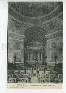 438011 FRANCE Dreux Chapelle Saint-Louis interior Vintage postcard