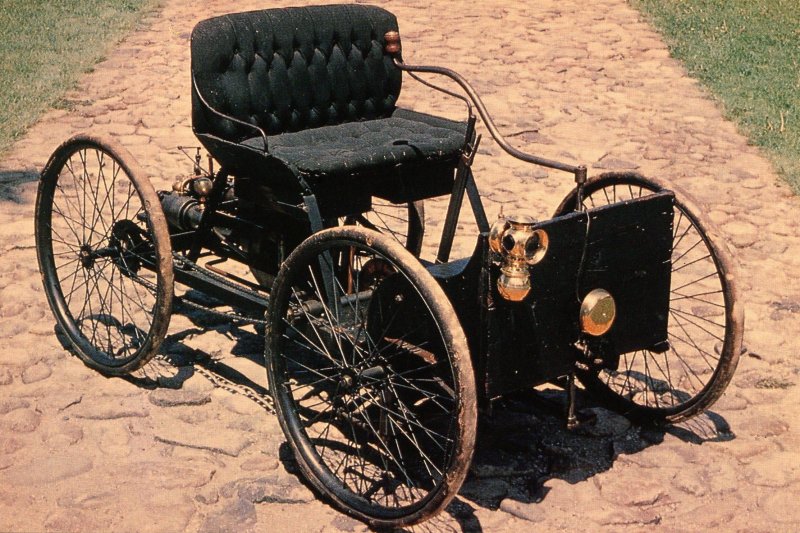 Ford Quadricycle. Test driven June 4, 1896