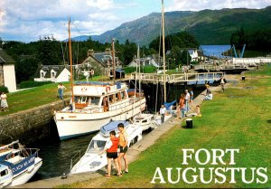 Scotland Inverness Fort Augustus The Caledonian Canal