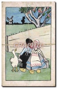 Old Postcard Fantasy Children