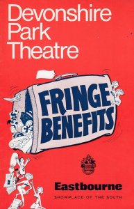 Fringe Benefits Terence Alexander Bergerac Eastbourne Sussex Theatre Programme