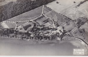 Indiana Milford Aerial View Camp Alexander Mack Real Photo