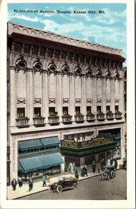 Postcard Newman Theatre in Kansas City, Missouri