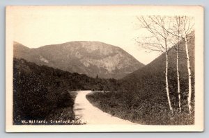 Vintage Mt. Willard Crawford Notch White Mountains New Hampshire RPPC Postcard