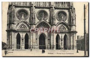 Old Orleans Postcard of the Cathedral Portal