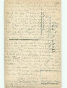 Old rppc BUILDING SCENE Architecture Postcard AB0896