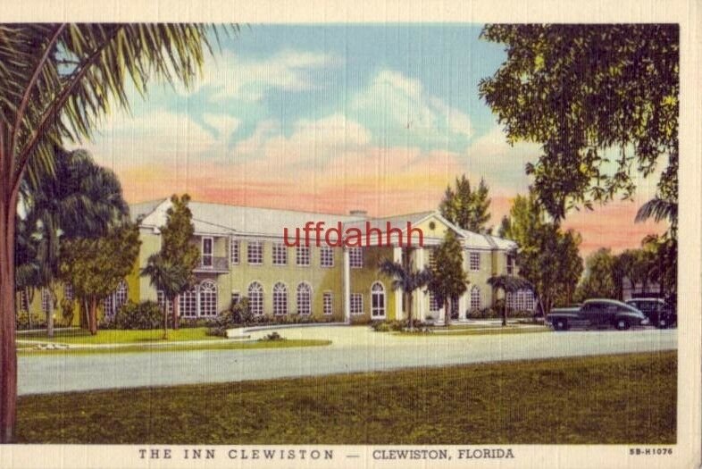 FLORIDA. THE INN CLEWISTON in the heart of the Everglades, Lake Okeechobee