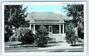 CHARITON, Iowa IA ~ LEGION HOME  Lucas County 1940 Fraternal Postcard