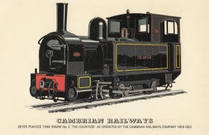 Cambrian Railways Beyer Peacock Welsh Train The Countess 2 Postcard