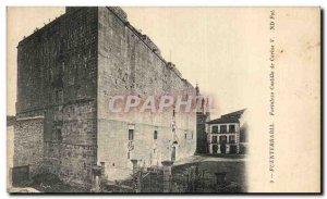 Old Postcard Fuenterrabia Fortaleza Castillo De Carlos V