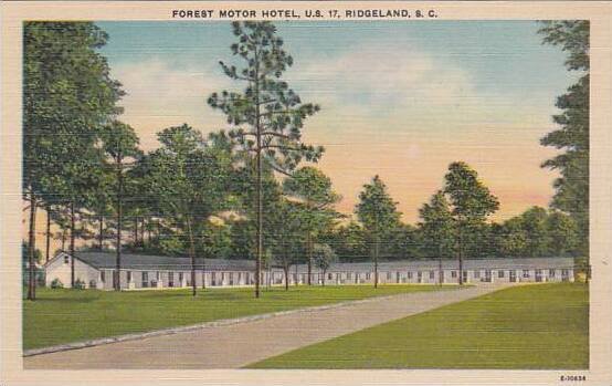 South Carolina Ridgeland Forest Motor Hotel