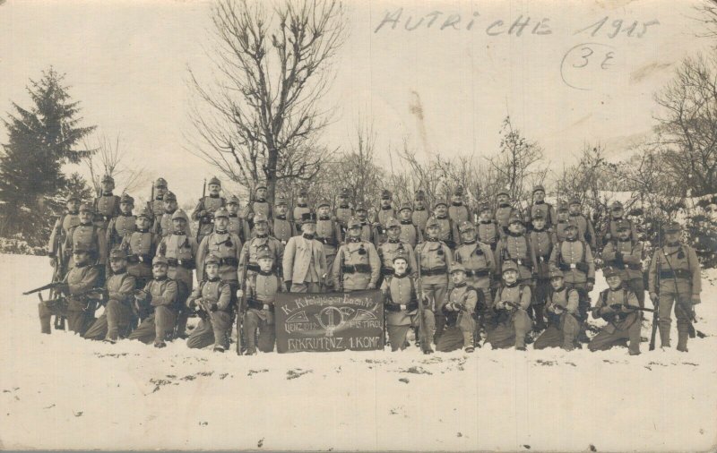 Military Group Soldiers German Army World War 1 Vintage RPPC 07.71