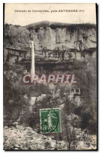 Old Postcard Cascade Cerveyrieu near Artemare Ain