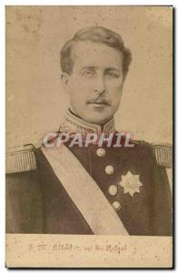 Old Postcard King Albert 1 Belgium