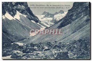 Postcard From Old Dauphine Berarde has Grave's Ciot Col des Cavales