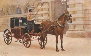 The Royal Mews. Buckingham Palace Tuck Oilette Postard # 3005