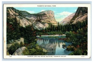 C.1900-07 Mirror Lake, Yosemite National Park. Postcard P154E