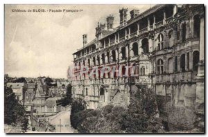 Old Postcard Chateau De Blois Facade Francois 1er