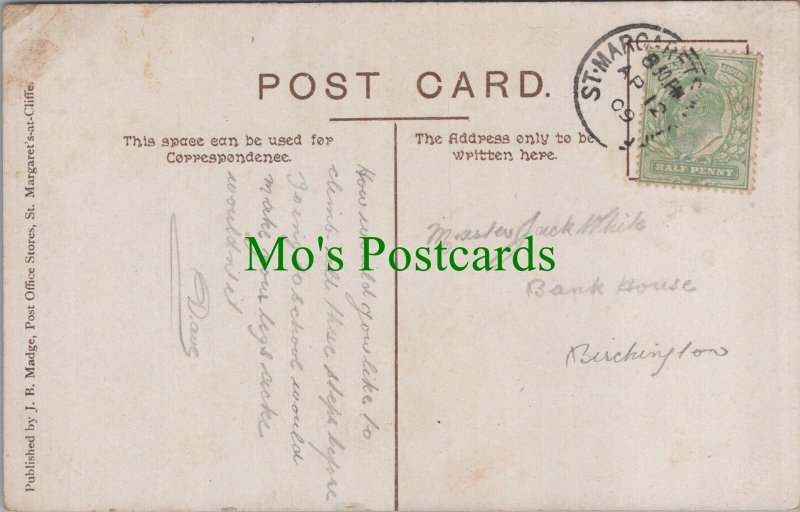 Genealogy Postcard - White, Bank House, Birchington, Kent GL10