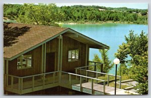 Lucas Kentucky~Barren River Lake State Resort Park Cottage~Vintage Postcard
