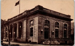 1910s US Post Office McKeesport PA Pennsylvania Postcard