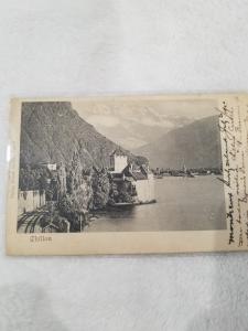 Antique Postcard entitled Chillon - Verlag Robert Backer, Cassel