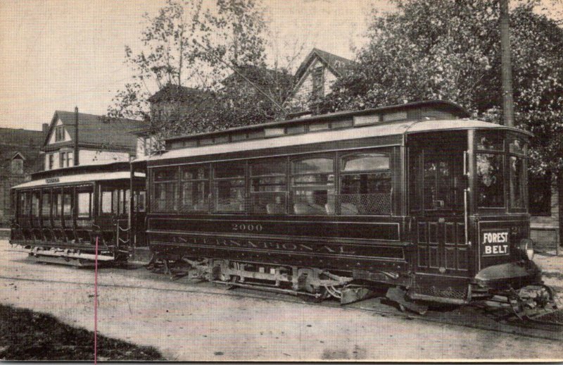 Trains Trolley I R C No 2000 and Trailer No 962