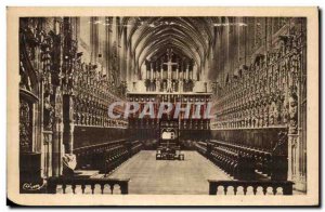 Old Postcard Albi The choir of the Cathedral