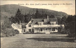 Roxbury-in-the-Catskills New York NY Kirkside Gould Summer Home Vintage Postcard